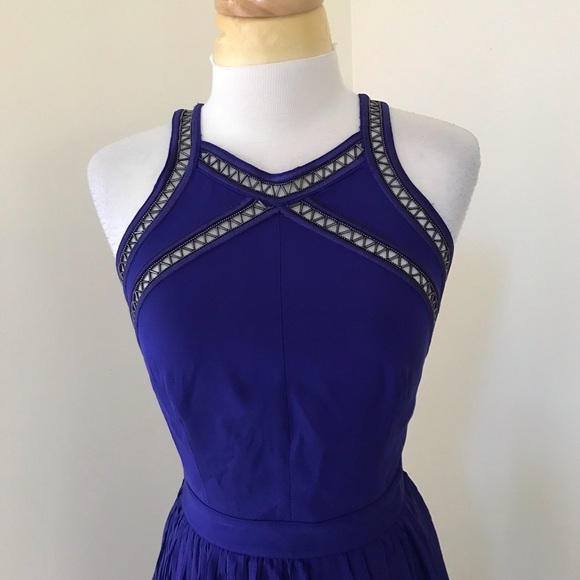 NWT! REBECCA TAYLOR Size 2 Violet MXi Silk dress - Picture 2 of 13